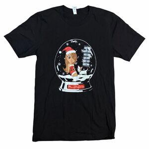 Merry Christmas Mariah Carey Shirt Unisex Sz Small Black Official 2021 Merch New